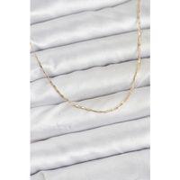 CM 14K Gold Renk Kesme Model 60 cm Kadın Kolye