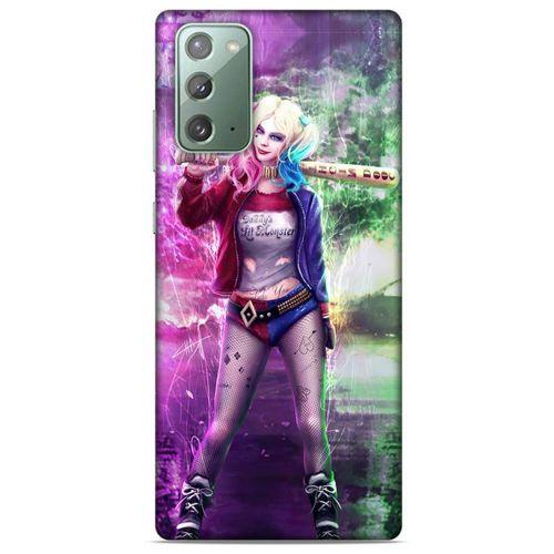 Samsung Galaxy Note 20 Uyumlu Kılıf Harley Quinn (30) Silicone Case Koyu kahverengi