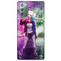 Samsung Galaxy Note 20 Uyumlu Kılıf Harley Quinn (30) Silicone Case Koyu kahverengi