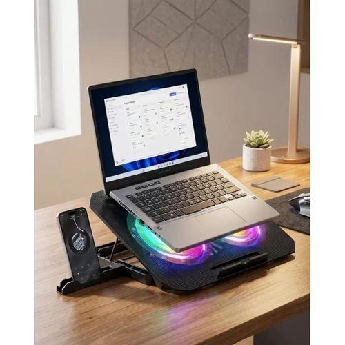 Rgb Fanlı Laptop Soğutma Standı Usb Girişli Notebook Yükseltici