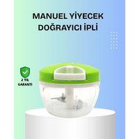 El Tipi Yiyecek Kıyıcı Üç Bıçaklı Pratik Doğrayıcı