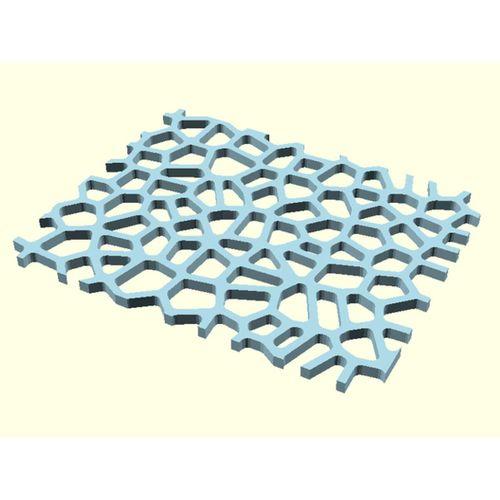- Hızlı Voronoi Yöntemi OpenSCAD için (Bu ürün Sadece Plastik parçadır - Almadan Önce Soru Sorabilirsiniz)