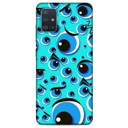 Nazarium (19) Desenli Silikon Kapak Samsung Galaxy A51 Kılıf