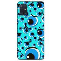 Nazarium (19) Desenli Silikon Kapak Samsung Galaxy A51 Kılıf