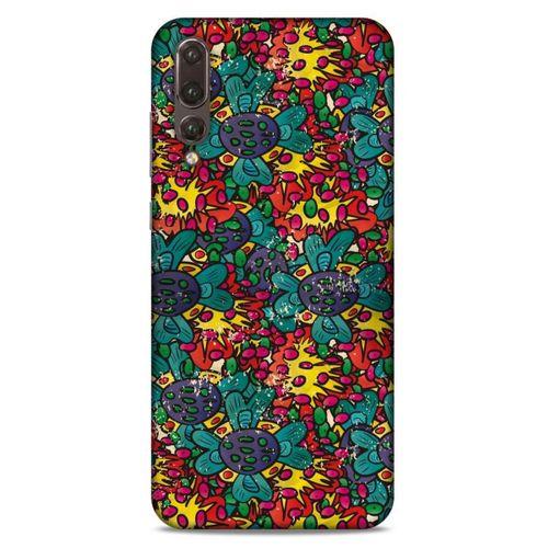 Lopard Huawei P20 Pro Uyumlu Kılıf Soyut Sanat (29) Baskılı Arka Koruma Kılıfı