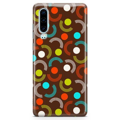 Huawei P30 Kılıf Postmodern Zarafet Arka Kapak Koruma Desenli Full Koruyucu