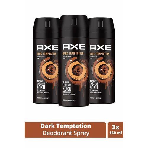 3 Adet Axe Dark Temptatıon Bay Parfüm Kofre 150 ml