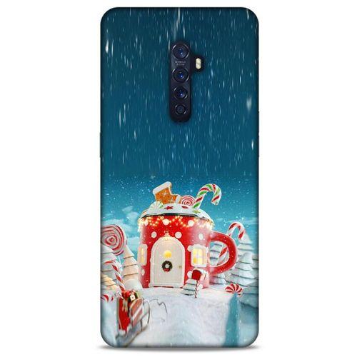 Oppo Reno 2 Kılıf Snowix (13) Silikon Kap Kırmızı