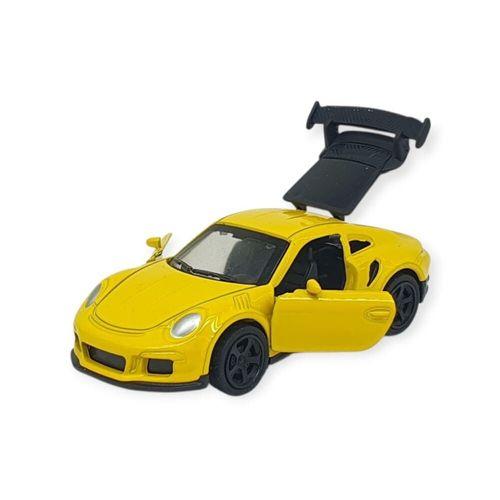 Çek Bırak Metal Küçük Arabalar 8 cm - 6411A-19 - Sarı