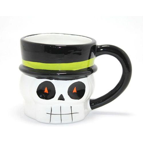 Centilmen İskelet 3d Kabartmalı Kupa Bardak