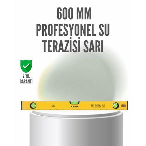 600 Mm Su Terazisi Sarı Dayanıklı Gövde Hassas Ölçüm