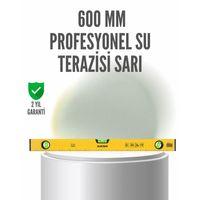 600 Mm Su Terazisi Sarı Dayanıklı Gövde Hassas Ölçüm