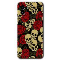 Potkal Hediye Fabrikası Vivo Y15s Kılıf HD Desen Baskılı Arka Kapak - Kurukafa Aşk