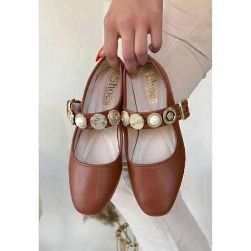 Koope Taba Cilt Babet Ayakkabı