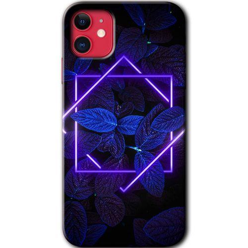 iPhone 11 Kılıf Kapak - Mekanik Yaprak 5 +Hayalet Ekran Yandan Gözükmez