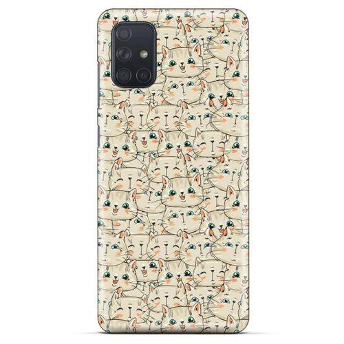 Lopard Samsung Galaxy M51 Uyumlu Kılıf Kediler (27) Tasarımlı Kılıf Yavru Kedi