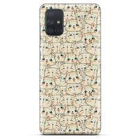 Lopard Samsung Galaxy M51 Uyumlu Kılıf Kediler (27) Tasarımlı Kılıf Yavru Kedi