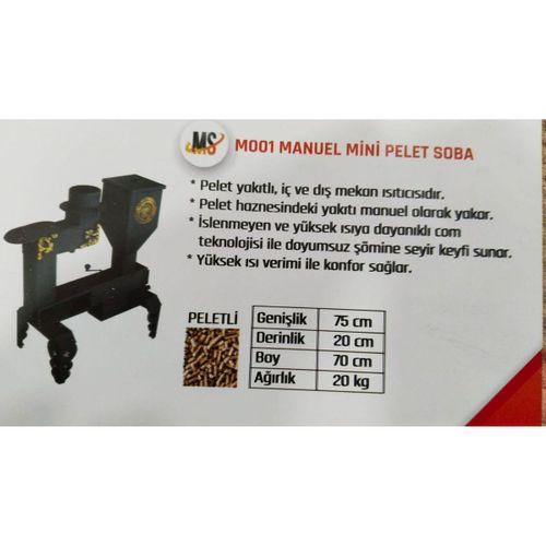 Pelet Soba Ms M001 Mini Pelet Sobası