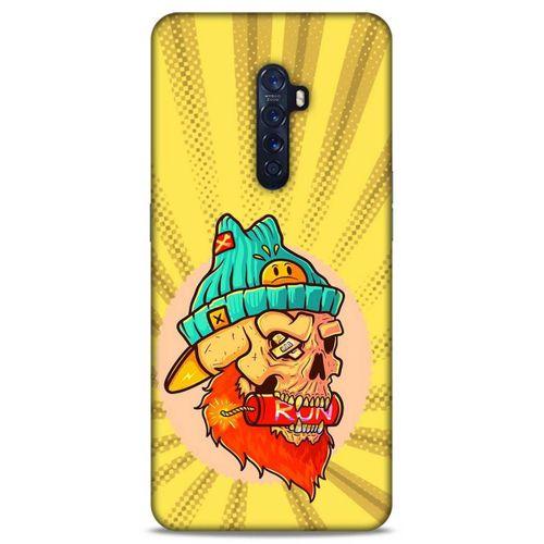Lopard Oppo Reno 2 Uyumlu Kılıf Tattoo's (32) Soft Silikon Kılıf Run