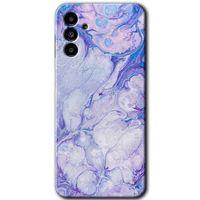 Galaxy M23 Kılıf HD Desen Baskılı Arka Kapak - Spots Lilac