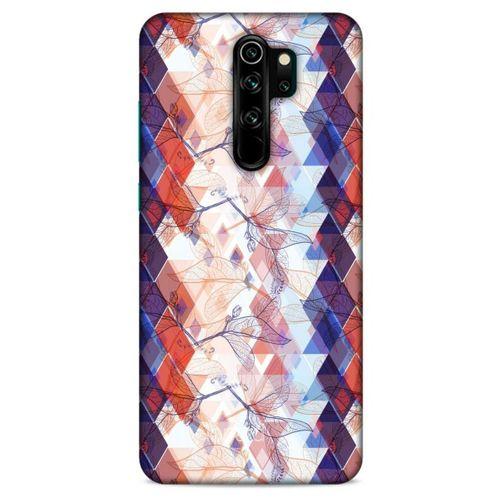 Xiaomi Redmi Note 8 Pro Kılıf Pastel Renkler (3) Kapak Kırmızı Lacivert