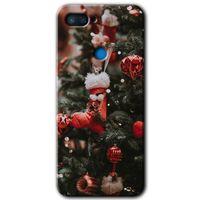 Potkal Hediye Fabrikası Xiaomi Mi 8 Lite Kılıf HD Desen Baskılı Arka Kapak - Happy New Year