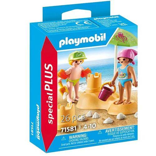 Playmobil 71581 Kids with sand castle