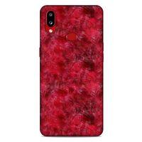Mermer Desenli (6) Tema Silikon Kılıf Kırmızı Samsung Galaxy A10s Kılıf