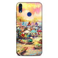 Cityx (16) Huawei Honor 8C Kılıf Silikon Kapak Desenli