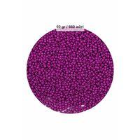 Fuşya Renk 4 mm Yaklaşık 660 adet / 60 gram Cam Boncuk Oya Yazma Bileklik ve Kolye