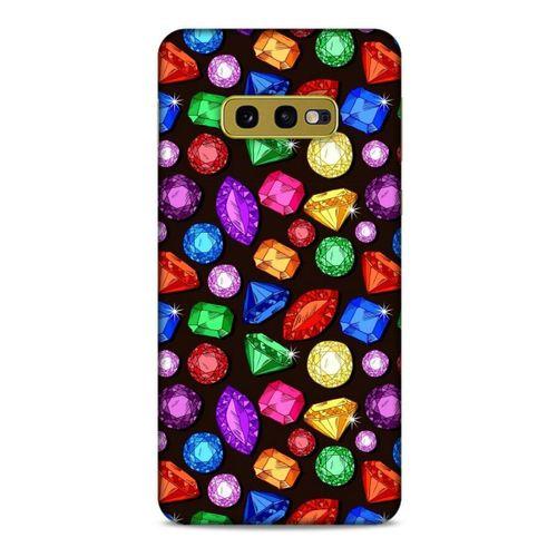 Samsung Galaxy S10e Kılıf Baskılı Özel Seri Taşlı (5) Koruma Kabı