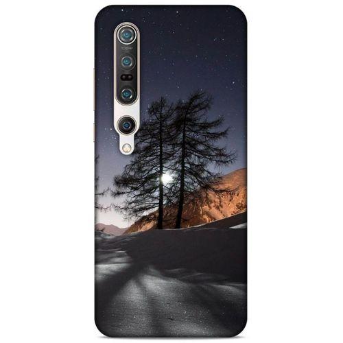 Lopard Xiaomi Mi 10 Pro Uyumlu Kılıf Gece'S (48) Bumper Kılıf Kış Manzara