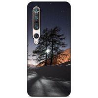 Lopard Xiaomi Mi 10 Pro Uyumlu Kılıf Gece'S (48) Bumper Kılıf Kış Manzara
