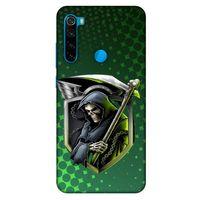 Xiaomi Redmi Note 8 Uyumlu Kılıf Motorsiklet (29) Arka Koruma Kılıfı Kurukafa