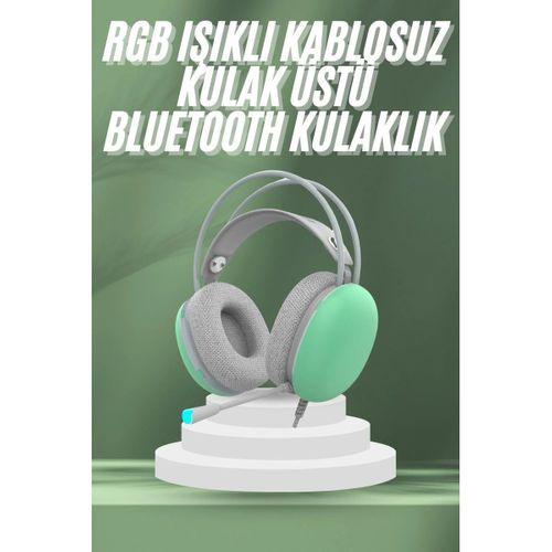 Unısex Yüksek Ses Kaliteli Yumuşak Kılıflı Kablosuz Kulak Üstü Bluetooth Kulaklık