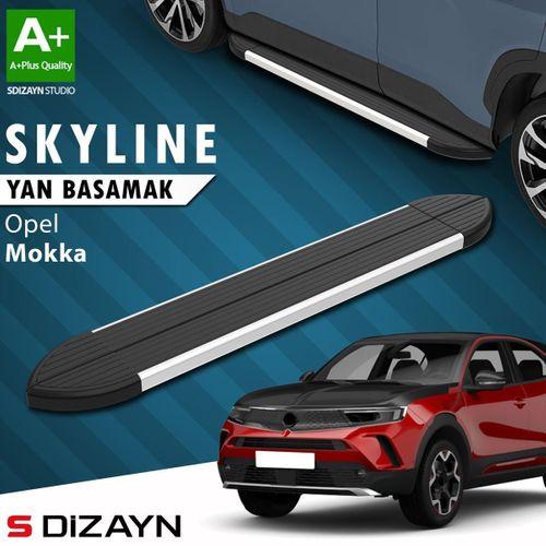 S-Dizayn Opel Mokka 2 Skyline Aluminyum Yan Basamak 173 Cm 2020 Üzeri A+ Kalite
