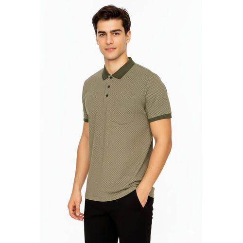 Erkek Polo Yaka Jakarlı Tişört BGL-ST00535