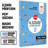 2026 MEB İlkokul 4 Sınıf Çalışma Soruları 2 Tüm Dersler Kazanım Pekiştirme Kitabı BASKI ÜCRETİ