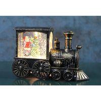 Trenli Yılbaşı Işıklı Kar Küresi Model 2