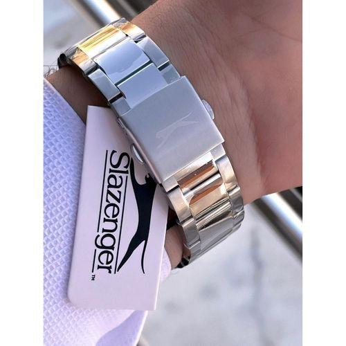 Slazenger İtalyan Tasarım Bileklik Hediyeli 2 Yıl Garantili 10 Atm Çelik Erkek Kol Saat ESL.N1936.1