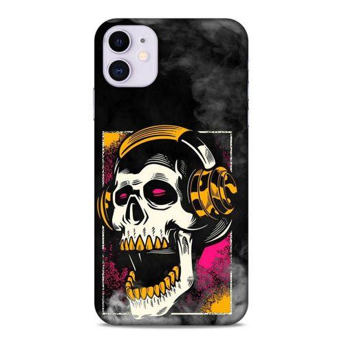 Lopard Apple Iphone 11 Uyumlu Kılıf Tattoo's (10) Full Koruma Kılıfı Turuncu