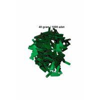 Koyu Yeşil 15 x 5 mm Dantel Oya Yazma Halhal Abiye Lazer Kesim Pul 1000 adet / 40 gram