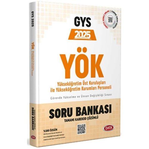 2025 GYS Yükseköğretim Üst Kuruluşları ile Yükseköğretim Kurumları Personeli Soru Bankası Data Yayınları