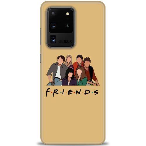 Samsung Galaxy S20 Ultra Kılıf HD Baskılı Kılıf - Friends + Tam Ekran Koruyucu