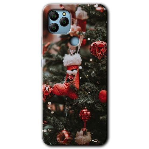 General Mobile GM 22 Plus HD Baskılı Kılıf + 9D Tam Ekran Koruyucu - Happy New Year