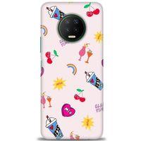 Infinix Note 7 Kılıf HD Baskılı Kılıf - Glam Time + Tam Ekran Koruyucu