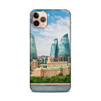 Apple Iphone 11 Pro Uyumlu Kılıf Azarbaijan (4) Koruma Kılıfı Alev Kuleleri