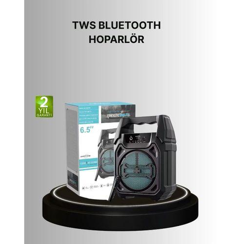 15w Güçlü Ses Çıkışlı Bluetooth Hoparlör Fm Radyo Ve Mikrofon Destekli