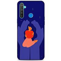 Oppo Realme 5i Kılıf Depresyon (7) Telefon Kılıfı Koyu Kahverengi