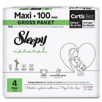 Çocuk Sleepy Natural Bebek Bezi Gross Paket 4 Beden 7-14 Kg 100 Adet